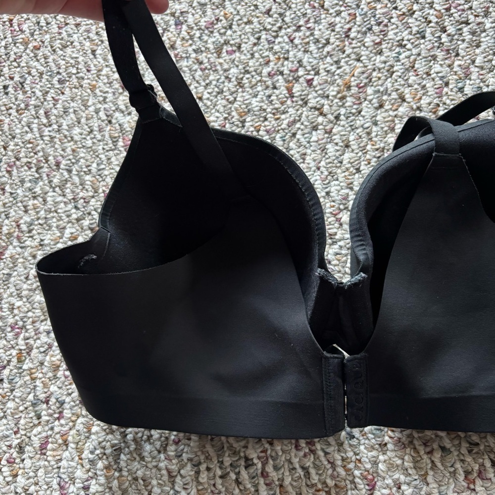 Cacique Bra Black 40C Lightly Lined Full Coverage Underwire Minimizer Neutral - Picture 9 of 13